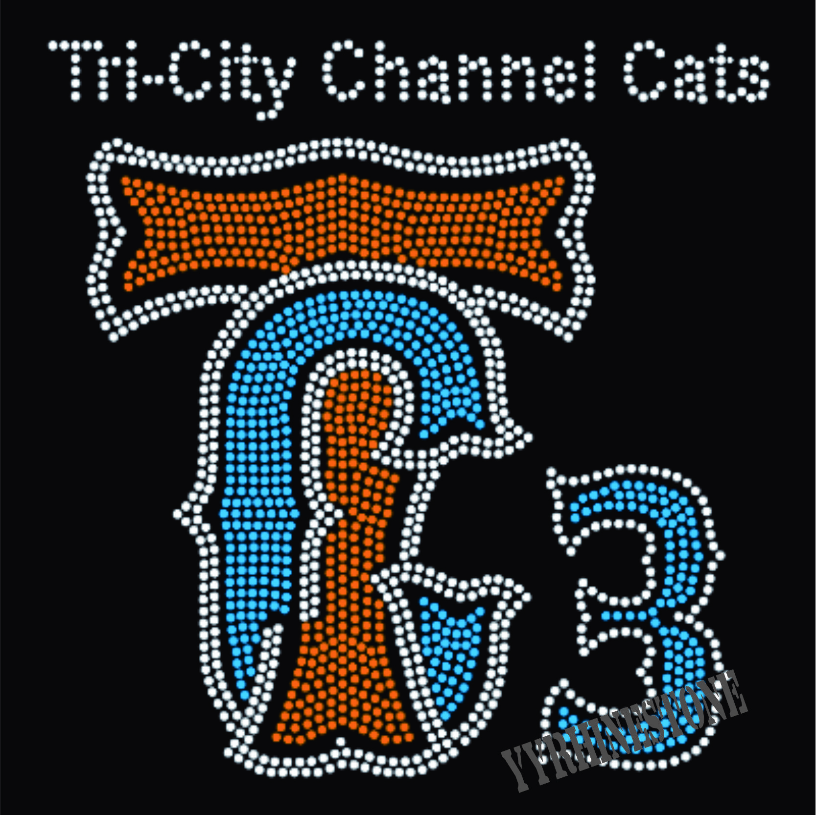 the city channel cats iron on rhinestone transfers