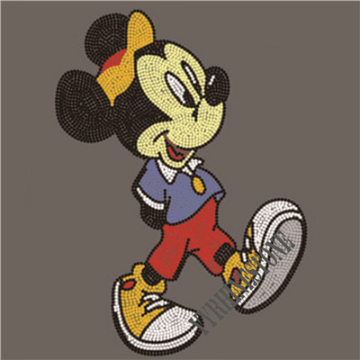 Mickey mouse rhinestone transfer